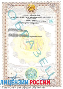 Образец сертификата соответствия (приложение) Бор Сертификат ISO 14001